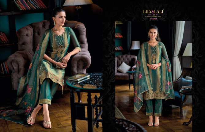 Faridan By Lily And Lali Kurti With Bottom Dupatta Wholesale Shop In Surat
